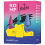 Набір із 3 анальних пробок ROMP Luster різнокольорові