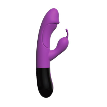 Вібратор-кролик Adrien Lastic Ares 2.0 фіолетово-чорний