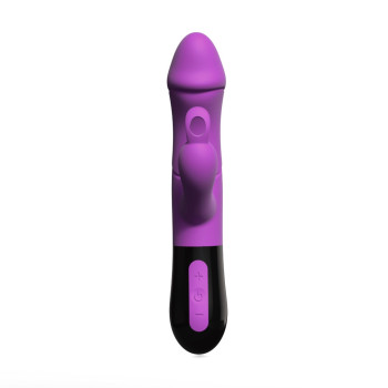 Вібратор-кролик Adrien Lastic Ares 2.0 фіолетово-чорний