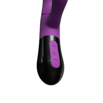 Вібратор-кролик Adrien Lastic Ares 2.0 фіолетово-чорний