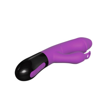 Вібратор-кролик Adrien Lastic Ares 2.0 фіолетово-чорний