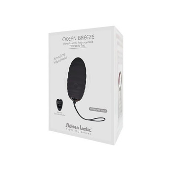 Віброяйце Adrien Lastic Ocean Breeze 2.0 з пультом управління, чорне