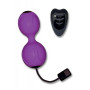 Вагінальні кульки з вібрацією Adrien Lastic Kegel Vibe Purple, діаметр 3,7 см