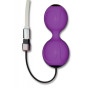 Вагінальні кульки з вібрацією Adrien Lastic Kegel Vibe Purple, діаметр 3,7 см