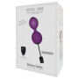 Вагінальні кульки з вібрацією Adrien Lastic Kegel Vibe Purple, діаметр 3,7 см