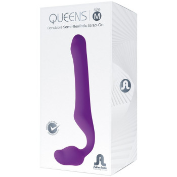 Безремневий страпон Adrien Lastic Queens фіолетовий, M