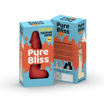 Свічка пікантної форми Pure Bliss BIG Red червона, 18 см