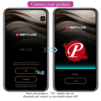 Вагінальні кульки PRETTY LOVE з керуванням з застосунку, 22 х 8 х 3.2 см