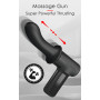 Вібромасажер пістолет Dj Doctor Massage Gun чорний, 12.1 х 3.8