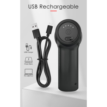 Вібромасажер пістолет Dj Doctor Massage Gun чорний, 12.1 х 3.8