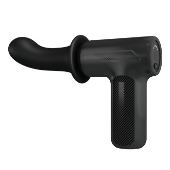 Вібромасажер пістолет Dj Doctor Massage Gun чорний, 12.1 х 3.8