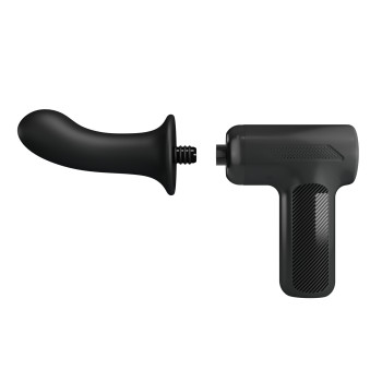 Вібромасажер пістолет Dj Doctor Massage Gun чорний, 12.1 х 3.8