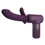 Вібромасажер пістолет Dj Doctor Massage Gun бузковий, 13.6 х 3.9 см