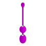Вагінальні кульки з вібрацією PRETTY LOVE фіолетові, 20.5 х 9 х 3.4 см