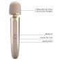 Вібромасажер мікрофон PRETTY LOVE Interesting Massager Gold, 29 х 5.8 см