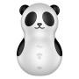 Вакуумний стимулятор із вібрацією Satisfyer Pocket Panda чорно-білий, 8.9 см