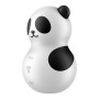 Вакуумний стимулятор із вібрацією Satisfyer Pocket Panda чорно-білий, 8.9 см