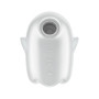 Вакуумний вібратор Satisfyer Glowing Ghost світиться у темряві, білий, 8.4 см.