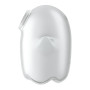 Вакуумний вібратор Satisfyer Glowing Ghost світиться у темряві, білий, 8.4 см.