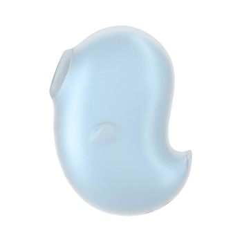 Вібратор вакуумний стимулятор Satisfyer Cutie Ghost блакитний, 9.1 см