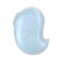 Вібратор вакуумний стимулятор Satisfyer Cutie Ghost блакитний, 9.1 см