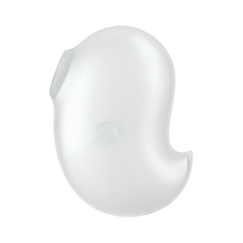 Вакуумний вібратор стимулятор Satisfyer Cutie Ghost білий, 9.1 см
