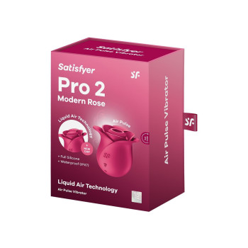 Вакуумный стимулятор роза Satisfyer Pro 2 розовый, 6.5 см