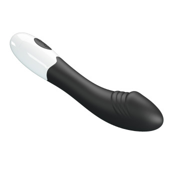 Вібратор для точки G Pretty Love Elemental Vibrator чорний, 19 х 3.2 см