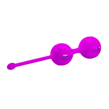 Вагінальні кульки PRETTY LOVE Kegel Tighten Up, фіолетові, 3.2 см