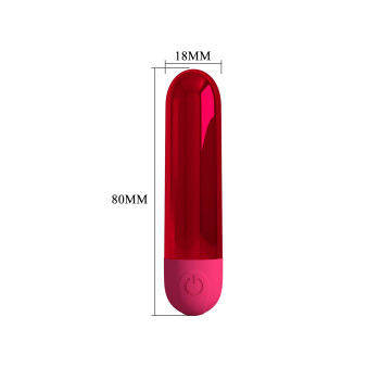 Віброкулька Pretty Love Kiwi червона, 8 х 1.8 см