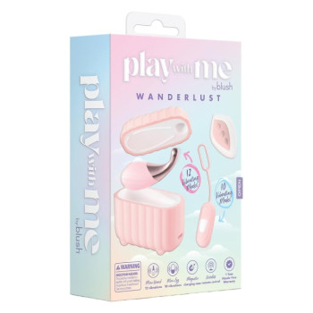 Набір вібраторів Blush Play With Me з пультом та кейсом, рожевий, 2 шт.