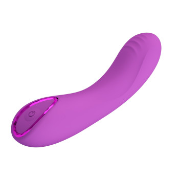 Вібратор для точки G Pretty Love Dj Dick фіолетовий, 12.7 х 2.7 см