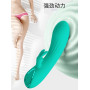 Вібратор-кролик PRETTY LOVE DJ Stick бірюзовий, 12.7 х 2.7 см