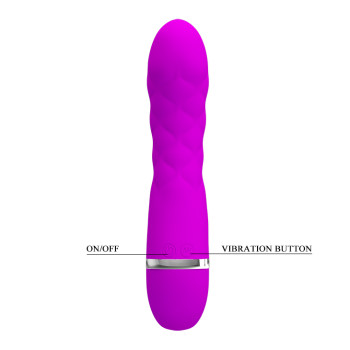 Вібратор для точки G Pretty Love Truda з гнучкою головкою, фуксія, 18.8 х 3.5 см