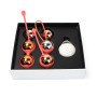 Набір вагінальних віброкульок Sweet Em з пультом, коралові, 3.35 х 16 см