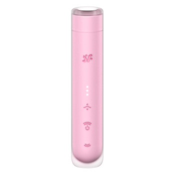 Вакуумный стимулятор Satisfyer First Kiss для клитора, розовый, 12.5 х 2.5 см