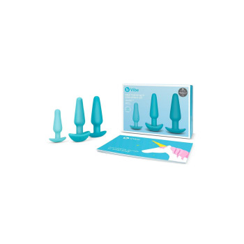 Набір для анального сексу B-Vibe Anal Training 7 предметів, синій