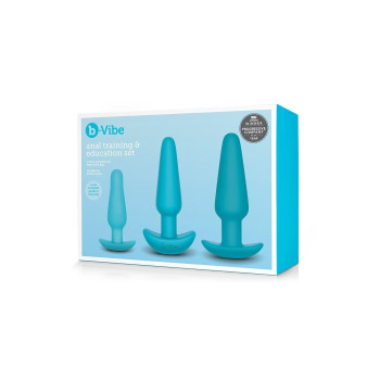Набір для анального сексу B-Vibe Anal Training 7 предметів, синій