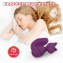 Міні-вібратор кліторальний Every Night Toys Doris у формі лисиці фіолетовий, 10 режимів вібрації