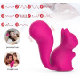 Міні-вібратор кліторальний Every Night Toys Debbie у формі білочки фіолетовий, 10 режимів вібрації