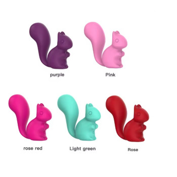 Міні-вібратор кліторальний Every Night Toys Debbie у формі білочки фіолетовий, 10 режимів вібрації