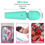 Міні-вібратор мікрофон Every Night Toys Sharon бірюзовий, 10 режимів вібрації
