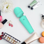 Міні-вібратор мікрофон Every Night Toys Sharon бірюзовий, 10 режимів вібрації