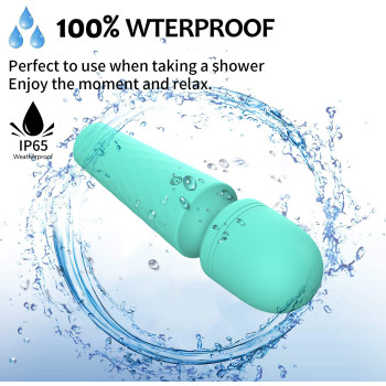 Міні-вібратор мікрофон Every Night Toys Sharon бірюзовий, 10 режимів вібрації