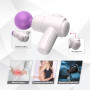 Міні-масажер Every Night Toys Candice біло-фіолетовий, 10 режимів вібрації