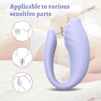 Вібратор для пар Every Night Toys Cosima з дистанційним керуванням, лавандовий, 10 режимів