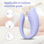 Вібратор для пар Every Night Toys Cosima з дистанційним керуванням, лавандовий, 10 режимів