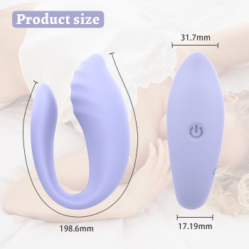 Вібратор для пар Every Night Toys Cosima з дистанційним керуванням, лавандовий, 10 режимів