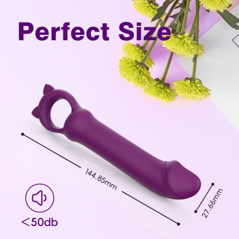 Міні-вібратор Every Night Toys Grace фіолетовий, 10 режимів вібрації