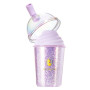 Вакуумний стимулятор у формі стаканчика з трубочкою BeYourLover Joy Cup сяючий бузковий, 9.1 см х 4.6 см